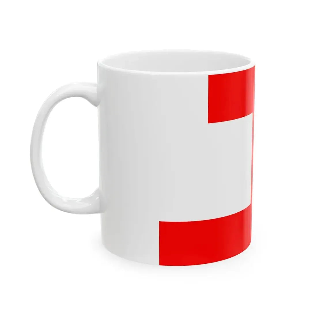 Flag of the Ministry of Public Works (Japan) White Coffee Mug - Go Mug Yourself