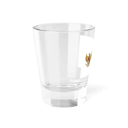 Flag of the Ministry of State Owned Enterprises of the Republic of Indonesia (Indonesia) Shot Glass 1.5oz - Go Mug Yourself