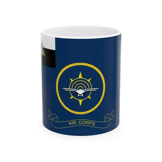 Flag of the MNDF Air Corps (Maldives) White Coffee Mug 11oz - Go Mug Yourself