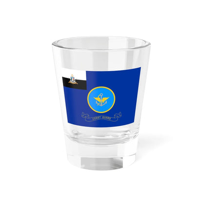 Flag of the MNDF Coast Guard (Maldives) Shot Glass 1.5oz 1.5oz - Go Mug Yourself