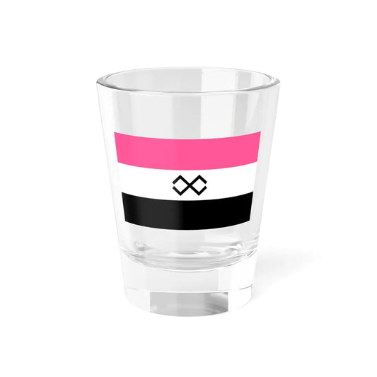 Flag of the Moksha people (Russia) Shot Glass 1.5oz 1.5oz - Go Mug Yourself