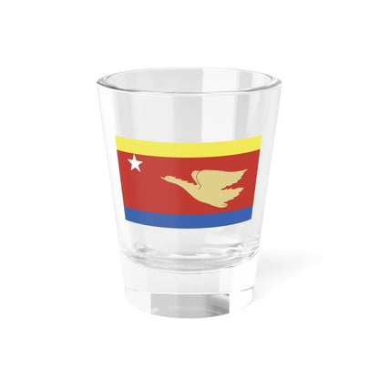 Flag of the Mon Unity Party (Myanmar) Shot Glass 1.5oz 1.5oz - Go Mug Yourself