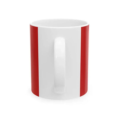 Flag of the Mongolian Ground Force (Mongolia) White Coffee Mug - Go Mug Yourself