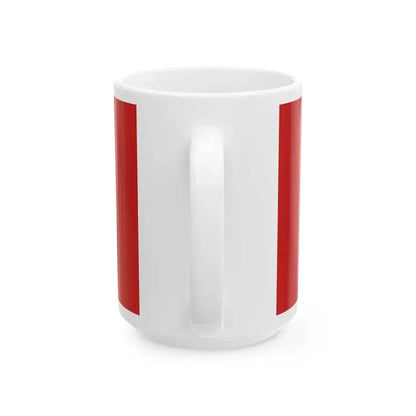 Flag of the Mongolian Ground Force (Mongolia) White Coffee Mug - Go Mug Yourself
