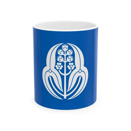 Flag of the Mori Lords of Hagi in Nagato Province A (Japan) White Coffee Mug 11oz - Go Mug Yourself