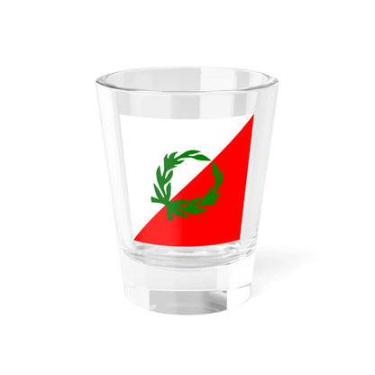 Flag of the Mount Lebanon Emirate under the Maanid dynasty (Lebanon) Shot Glass 1.5oz 1.5oz - Go Mug Yourself