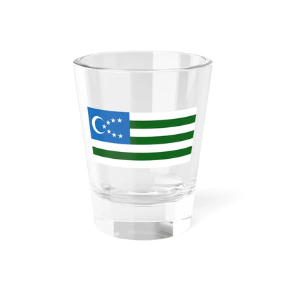 Flag of the Mountain Republic Variant (Russia) Shot Glass 1.5oz 1.5oz - Go Mug Yourself