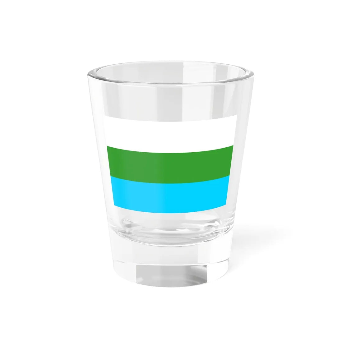 Flag of the Mountainous Republic of the Northern Caucasus 1917 (Russia) Shot Glass 1.5oz 1.5oz - Go Mug Yourself