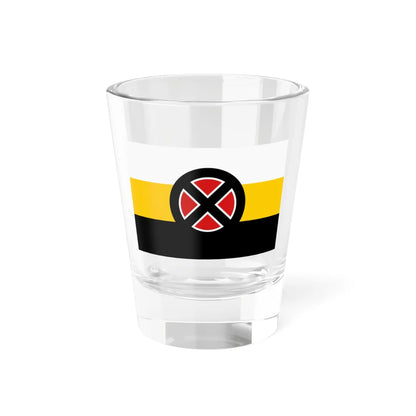 Flag of the Movement Against Illegal Immigration (Russia) Shot Glass 1.5oz 1.5oz - Go Mug Yourself