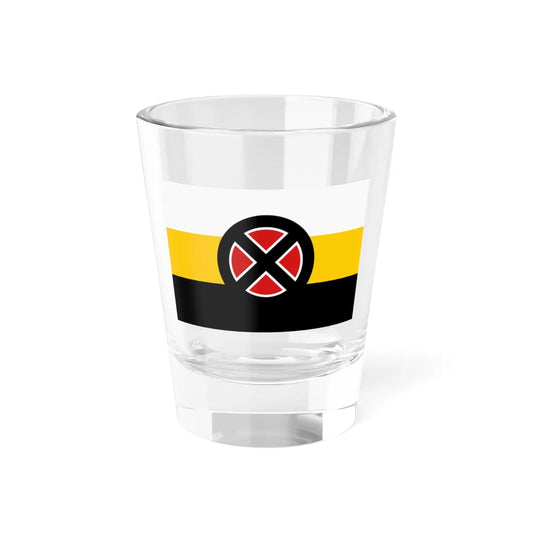 Flag of the Movement Against Illegal Immigration (Russia) Shot Glass 1.5oz 1.5oz - Go Mug Yourself