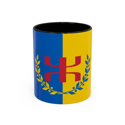 Flag of The Movement for the self determination of Kabylie - Accent Coffee Mug 11oz Black - Go Mug Yourself