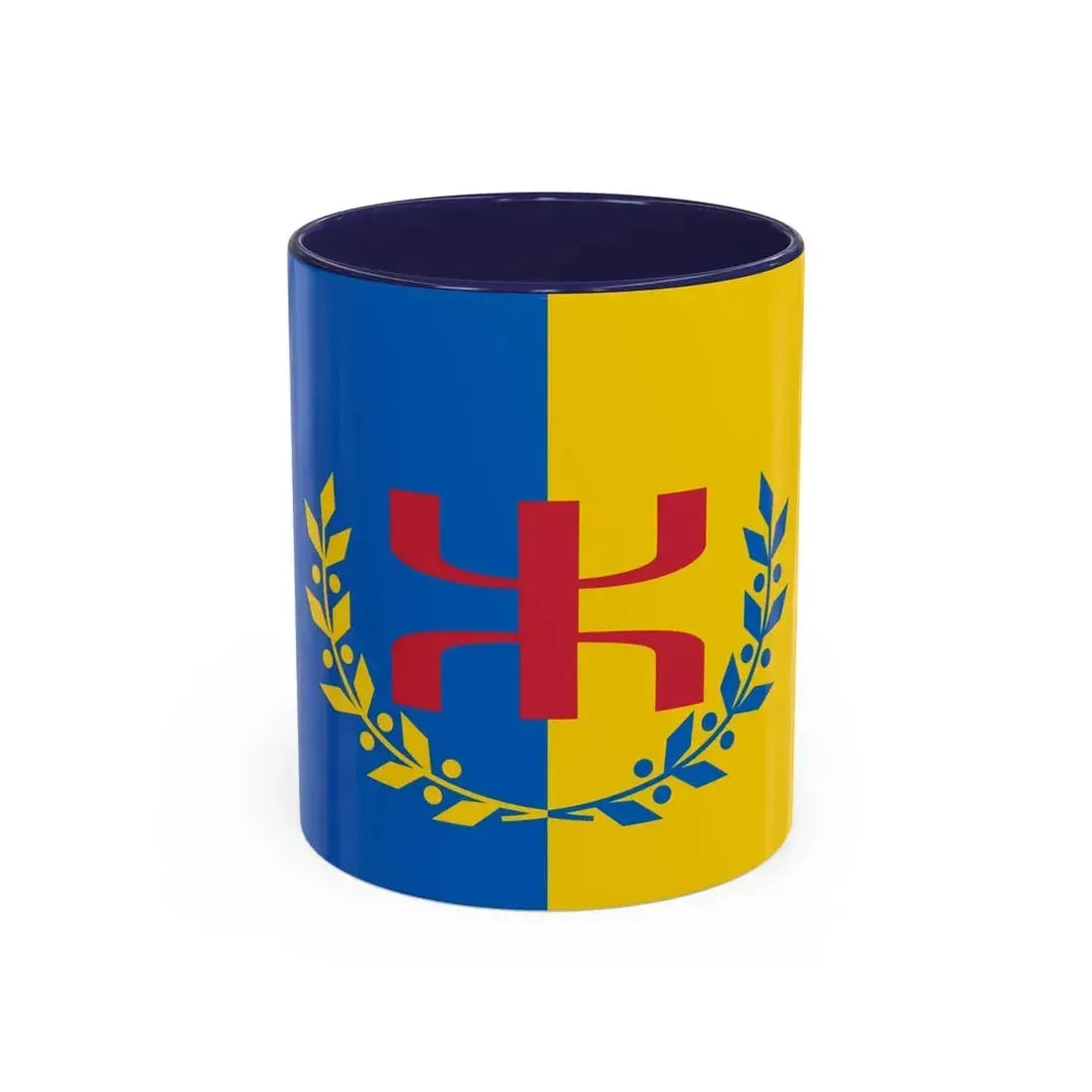 Flag of The Movement for the self determination of Kabylie - Accent Coffee Mug 11oz Navy - Go Mug Yourself