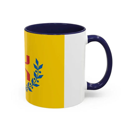 Flag of The Movement for the self determination of Kabylie - Accent Coffee Mug - Go Mug Yourself