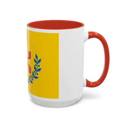 Flag of The Movement for the self determination of Kabylie - Accent Coffee Mug - Go Mug Yourself