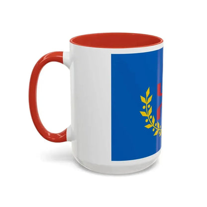 Flag of The Movement for the self determination of Kabylie - Accent Coffee Mug - Go Mug Yourself