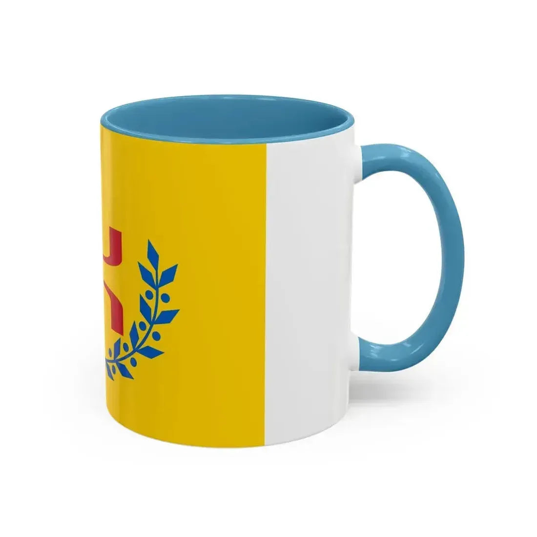 Flag of The Movement for the self determination of Kabylie - Accent Coffee Mug - Go Mug Yourself