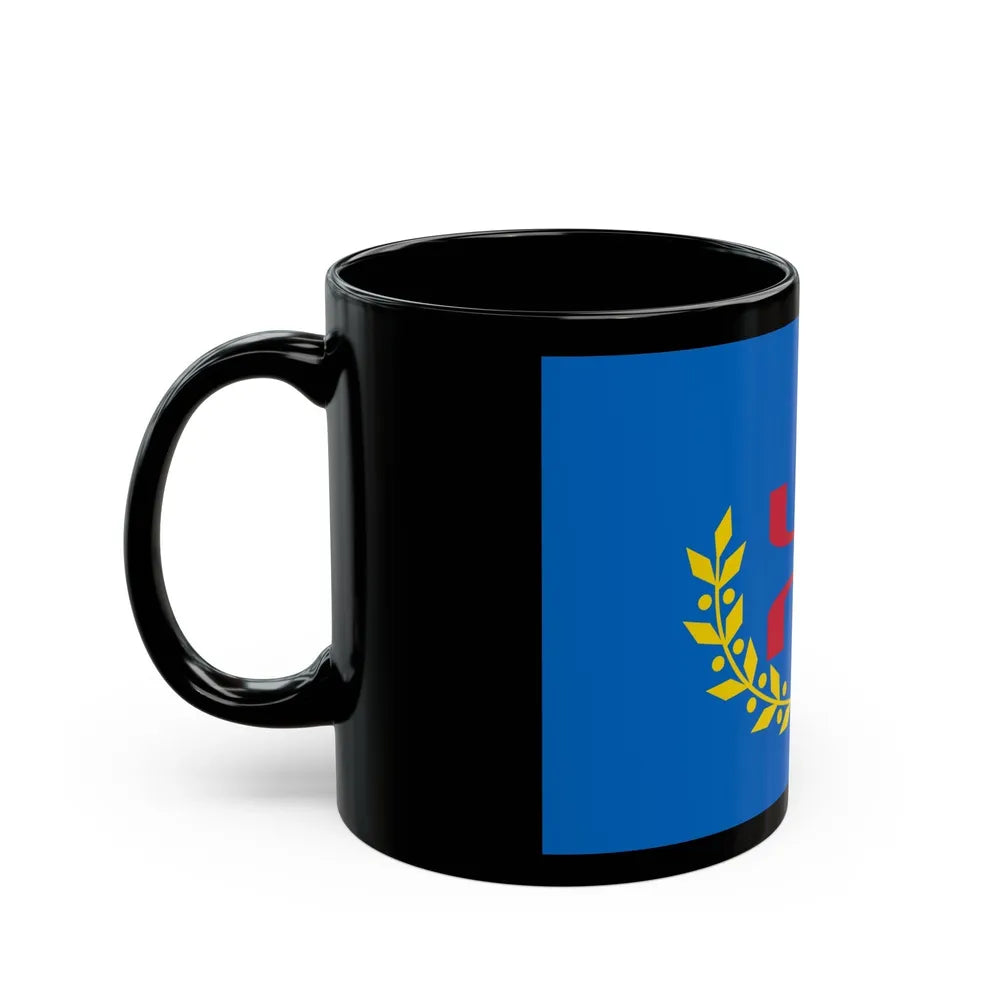 Flag of The Movement for the self determination of Kabylie - Black Coffee Mug-Go Mug Yourself