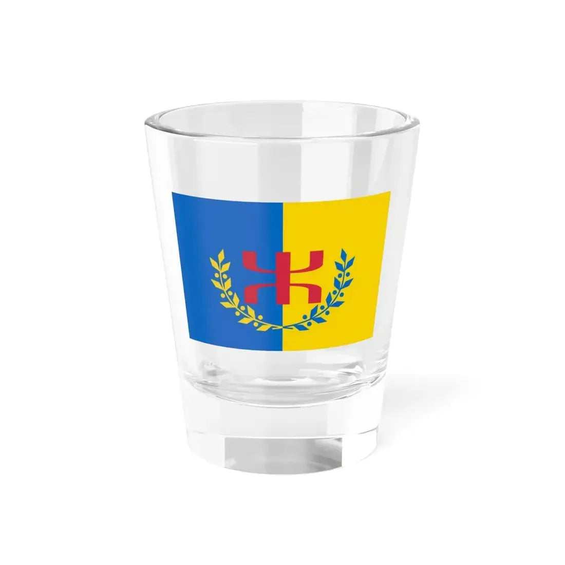 Flag of The Movement for the self determination of Kabylie - Shot Glass 1.5oz 1.5oz - Go Mug Yourself