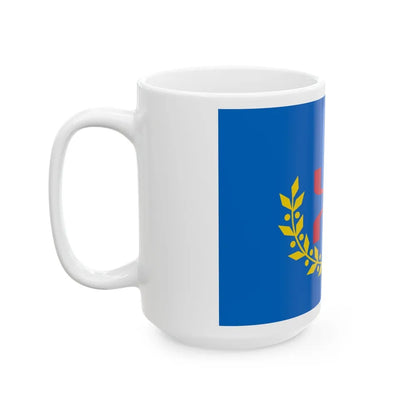 Flag of The Movement for the self determination of Kabylie - White Coffee Mug-Go Mug Yourself