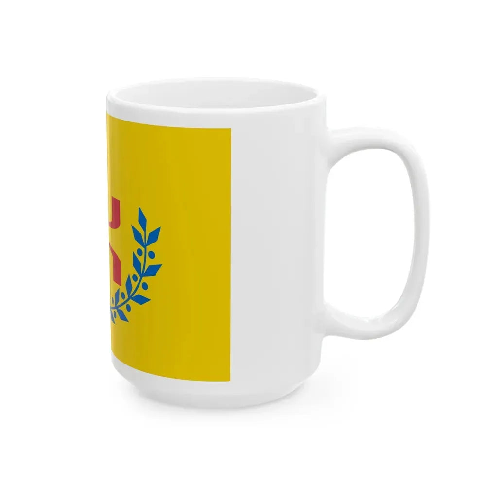 Flag of The Movement for the self determination of Kabylie - White Coffee Mug - Go Mug Yourself