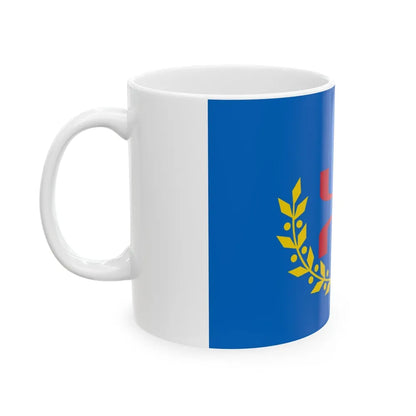 Flag of The Movement for the self determination of Kabylie - White Coffee Mug-Go Mug Yourself