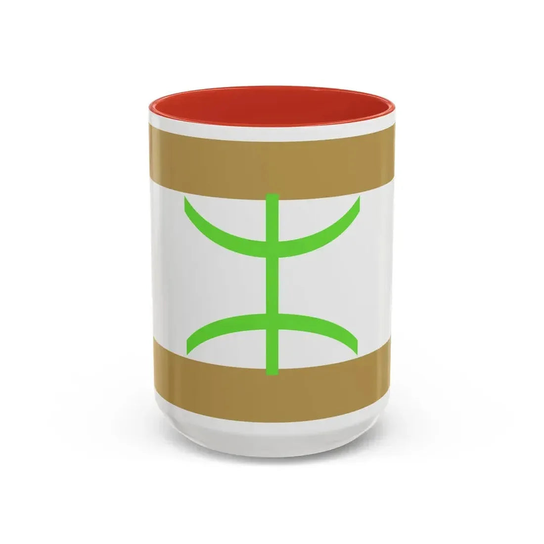 Flag of The Mozabite people - Accent Coffee Mug 15oz Red - Go Mug Yourself