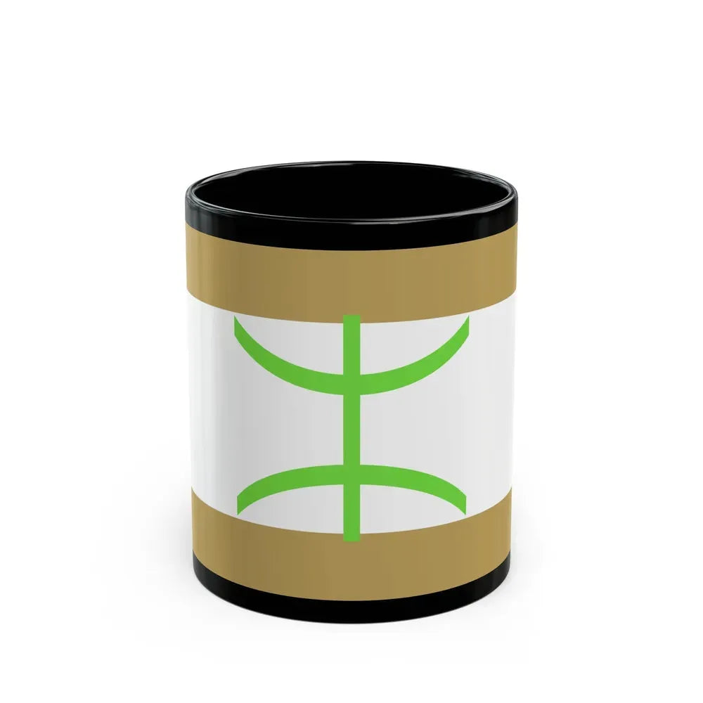 Flag of The Mozabite people - Black Coffee Mug 11oz - Go Mug Yourself