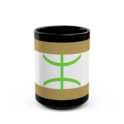 Flag of The Mozabite people - Black Coffee Mug 15oz - Go Mug Yourself