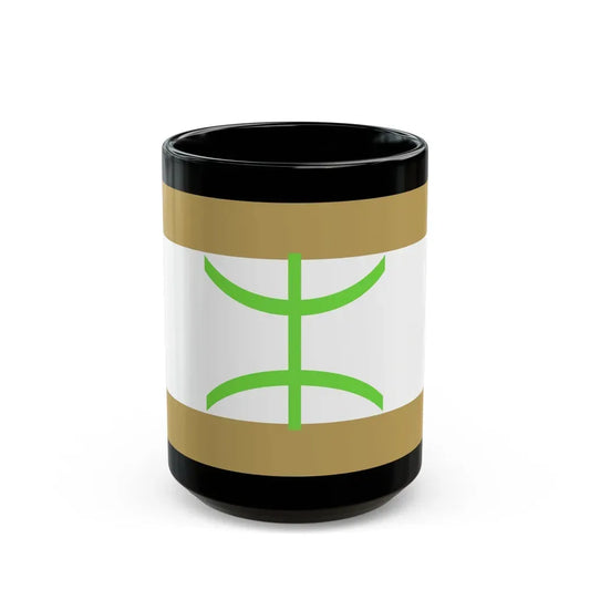Flag of The Mozabite people - Black Coffee Mug 15oz - Go Mug Yourself