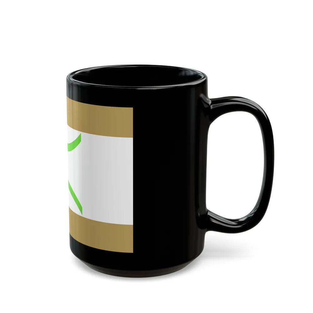 Flag of The Mozabite people - Black Coffee Mug-Go Mug Yourself