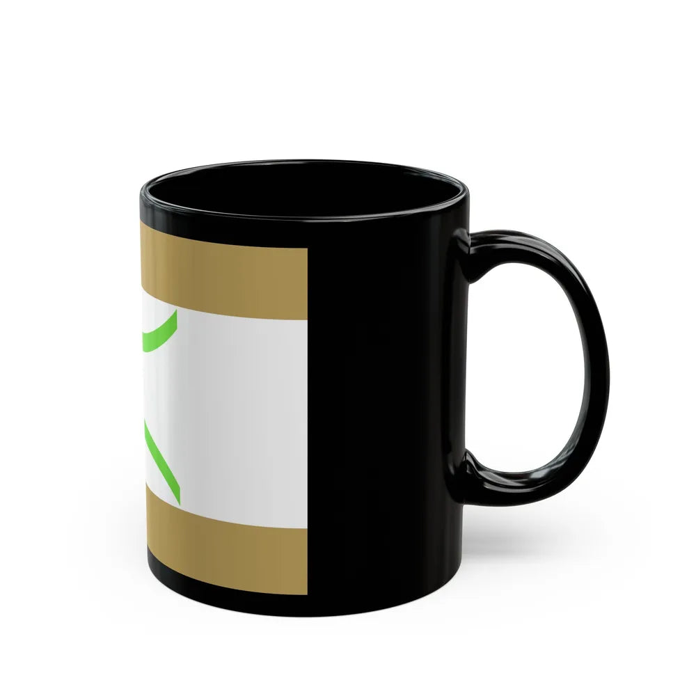 Flag of The Mozabite people - Black Coffee Mug-Go Mug Yourself