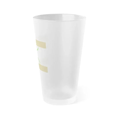 Flag of The Mozabite people - Frosted Pint Glass 16oz - Go Mug Yourself