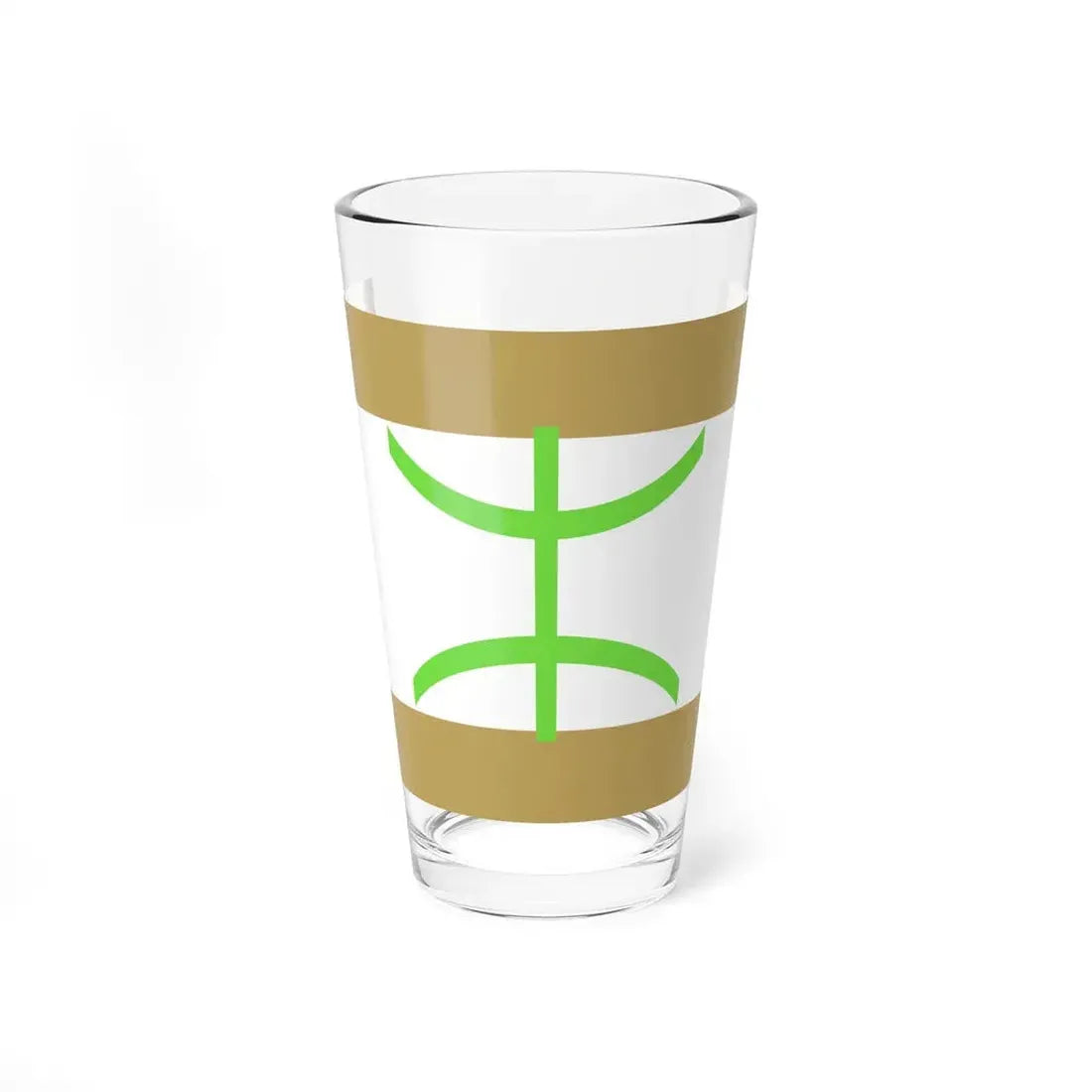 Flag of The Mozabite people - Pint Glass 16oz 16oz - Go Mug Yourself
