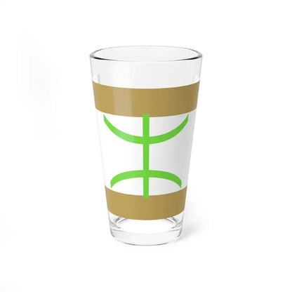 Flag of The Mozabite people - Pint Glass 16oz 16oz - Go Mug Yourself