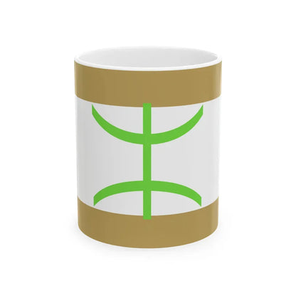 Flag of The Mozabite people - White Coffee Mug 11oz - Go Mug Yourself