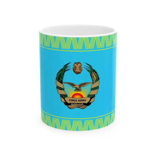 Flag of the Mozambique Air Force (Mozambique) White Coffee Mug 11oz - Go Mug Yourself