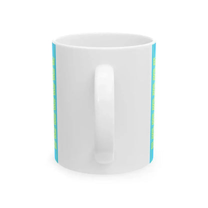 Flag of the Mozambique Air Force (Mozambique) White Coffee Mug - Go Mug Yourself