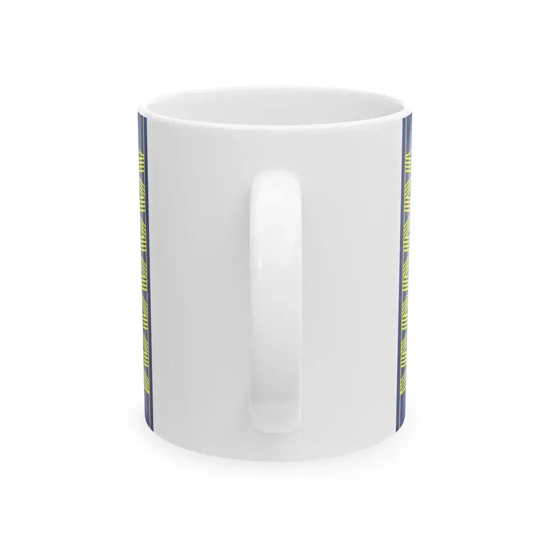 Flag of the Mozambique Naval Command (Mozambique) White Coffee Mug - Go Mug Yourself