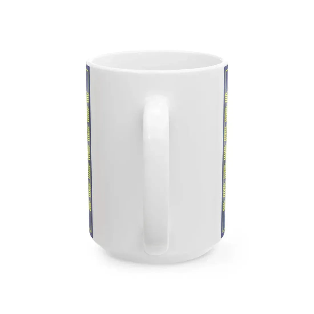 Flag of the Mozambique Naval Command (Mozambique) White Coffee Mug - Go Mug Yourself
