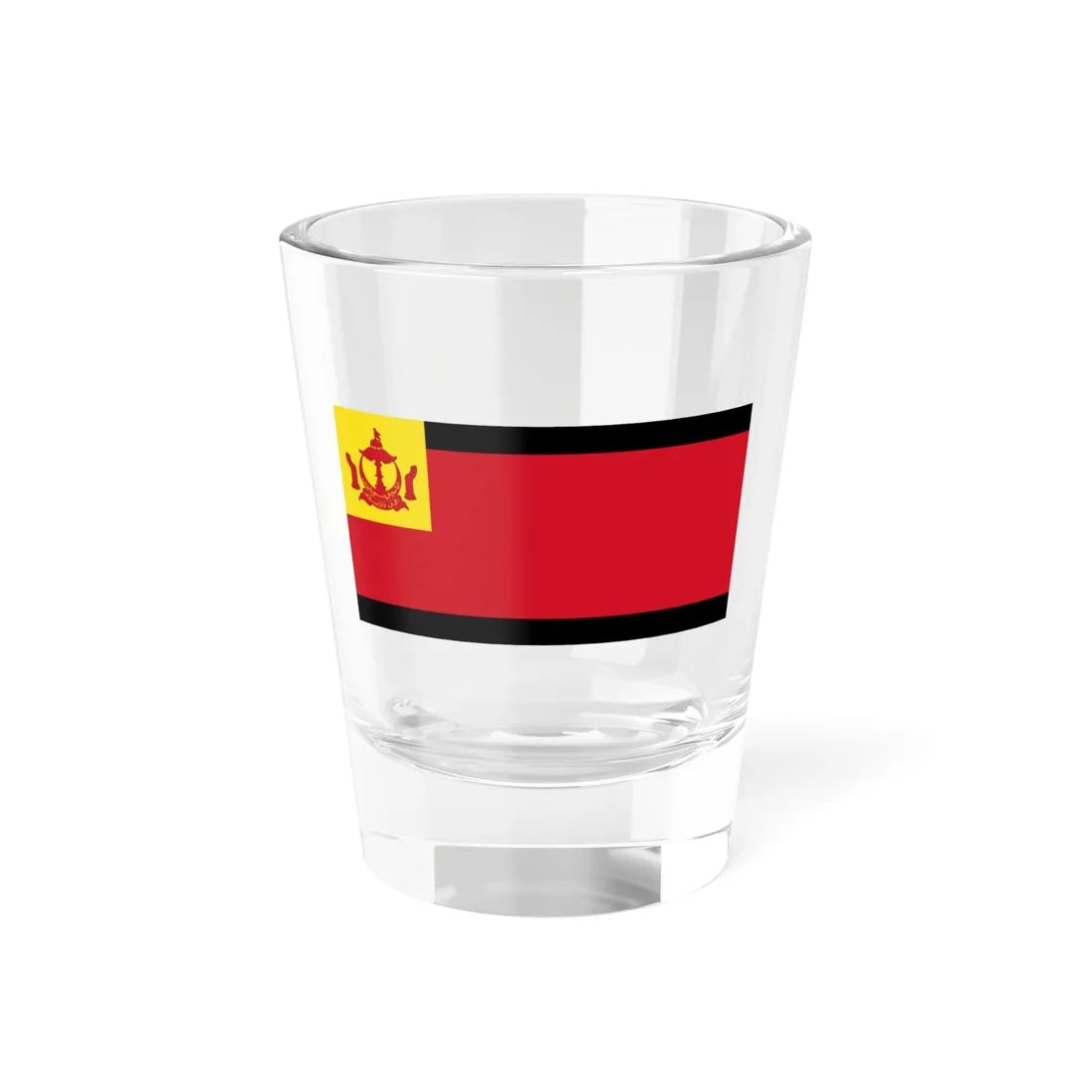 Flag of the Mudim (Brunei) Shot Glass 1.5oz 1.5oz - Go Mug Yourself