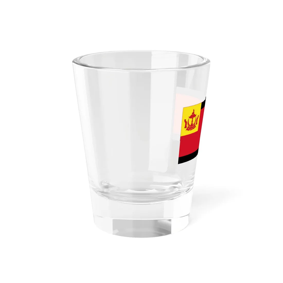 Flag of the Mudim (Brunei) Shot Glass 1.5oz - Go Mug Yourself