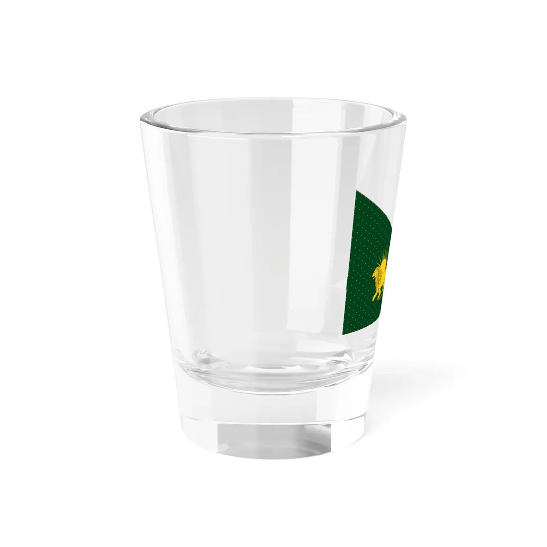 Flag of the Mughal Empire triangular (India) Shot Glass 1.5oz - Go Mug Yourself