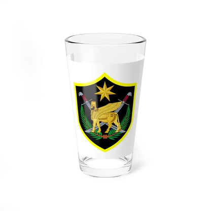 Flag of the Multi-National Force  Iraq (Iraq) Pint Glass 16oz 16oz - Go Mug Yourself