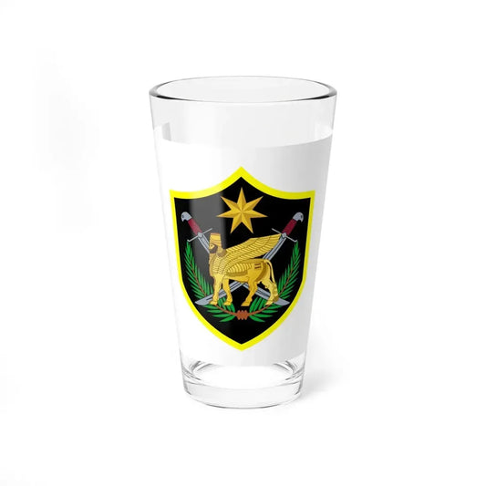 Flag of the Multi-National Force  Iraq (Iraq) Pint Glass 16oz 16oz - Go Mug Yourself