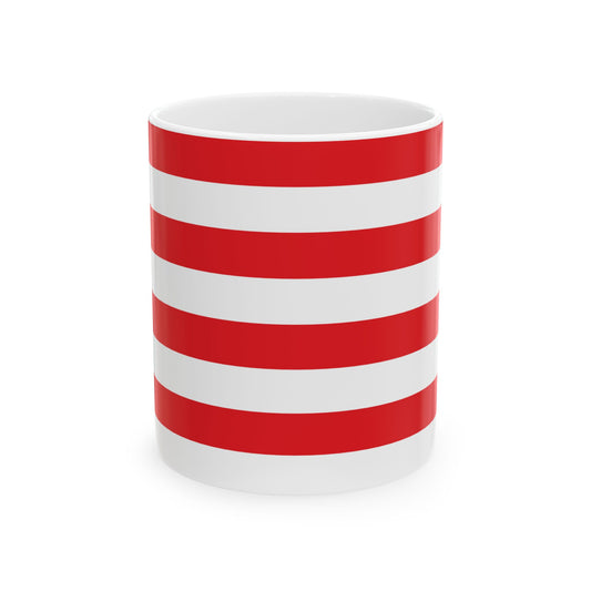 Flag of the Mwali Sultanate 1868-1871 (Comoros) White Coffee Mug-11oz-Go Mug Yourself