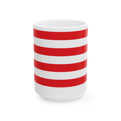 Flag of the Mwali Sultanate 1868-1871 (Comoros) White Coffee Mug-15oz-Go Mug Yourself