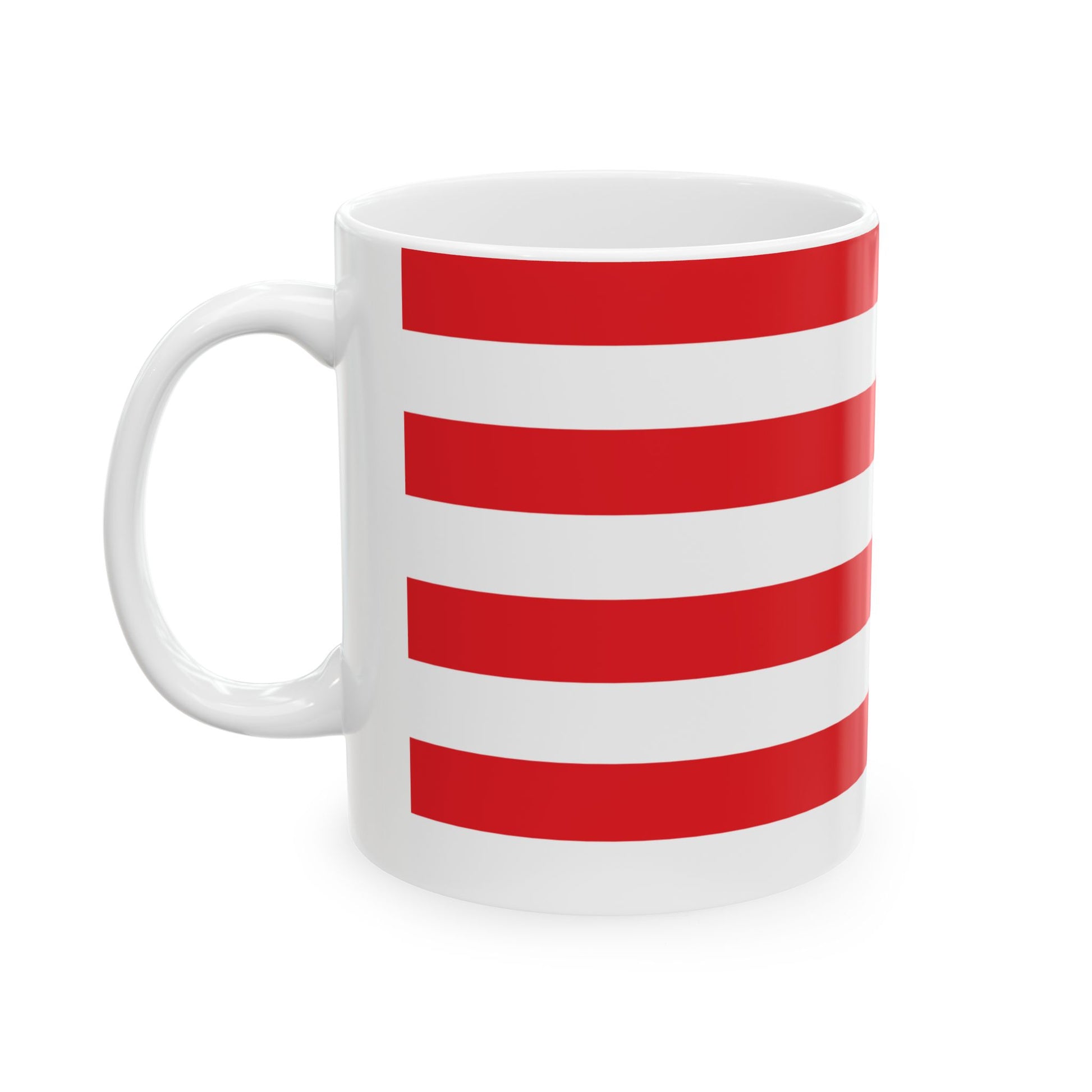 Flag of the Mwali Sultanate 1868-1871 (Comoros) White Coffee Mug-Go Mug Yourself