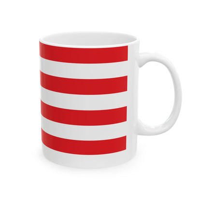 Flag of the Mwali Sultanate 1868-1871 (Comoros) White Coffee Mug-Go Mug Yourself
