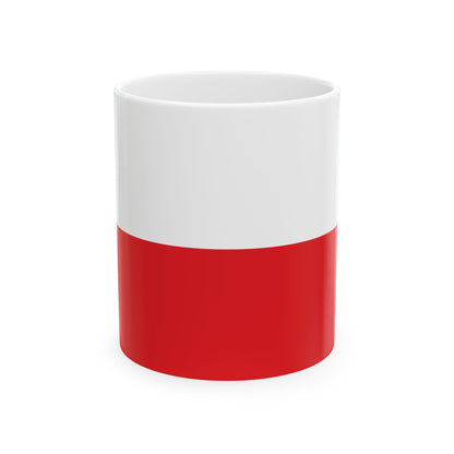 Flag of the Mwali Sultanate 1871-1886 (Comoros) White Coffee Mug-11oz-Go Mug Yourself