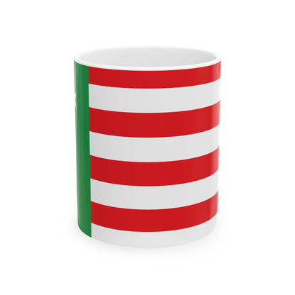 Flag of the Mwali Sultanate (Comoros) White Coffee Mug-11oz-Go Mug Yourself